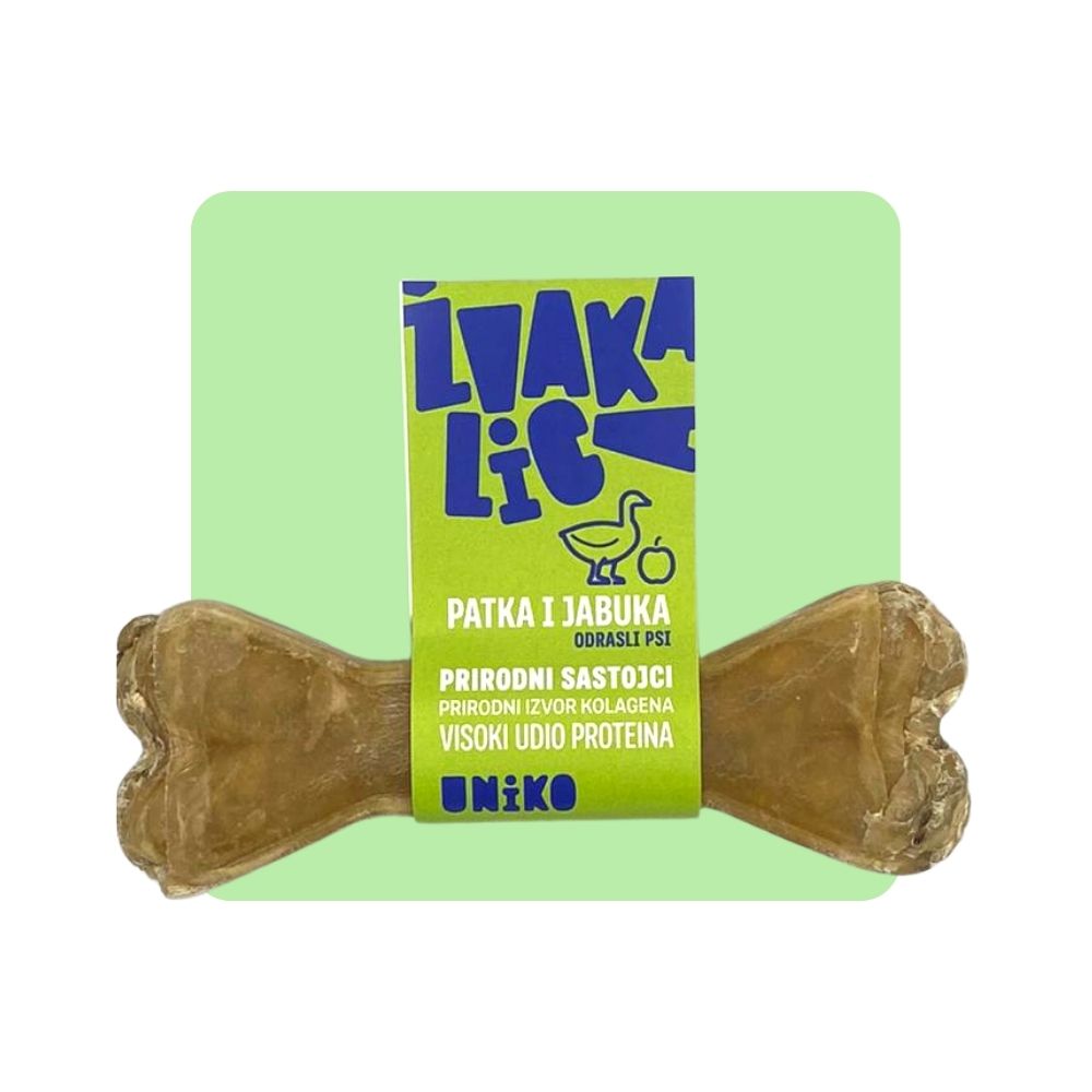 uniko-žvakalica-patka&jabuka-55g