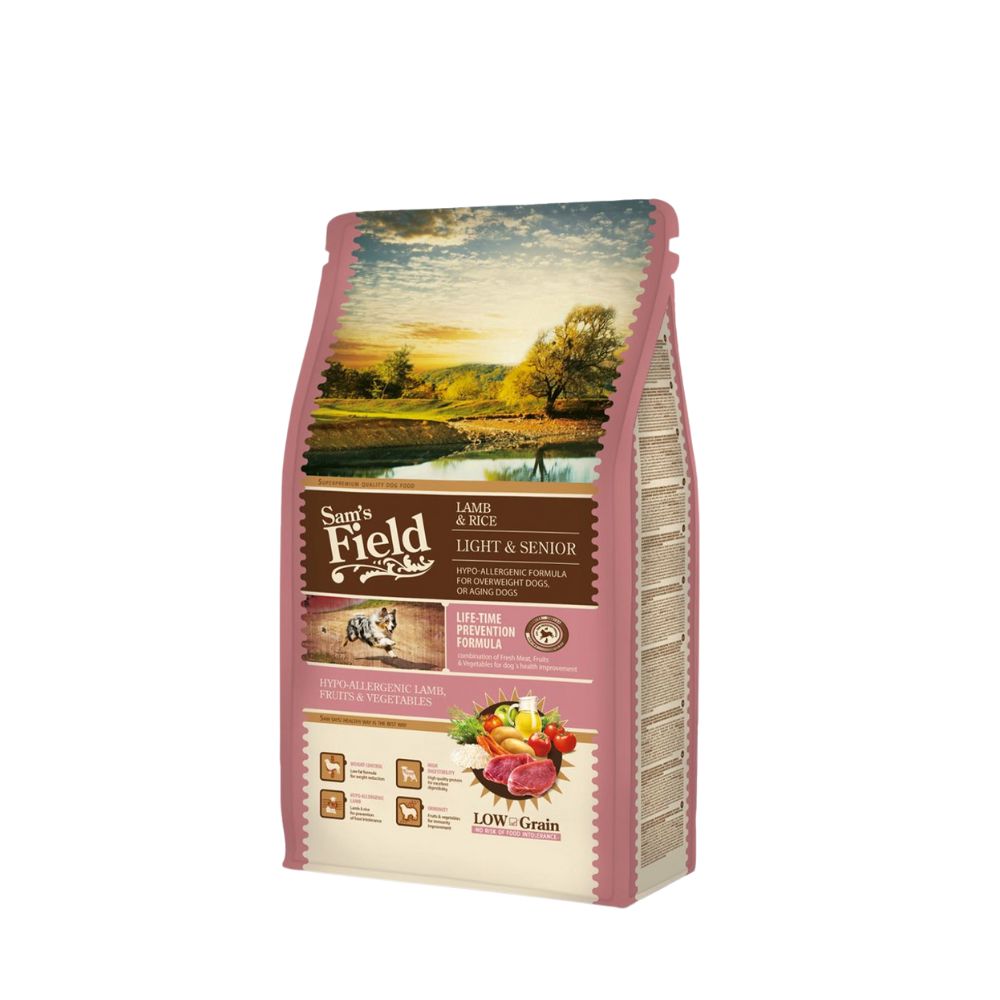 Sam's Field Janjetina i Riža Light Senior 2,5kg | Suha hrana za pse