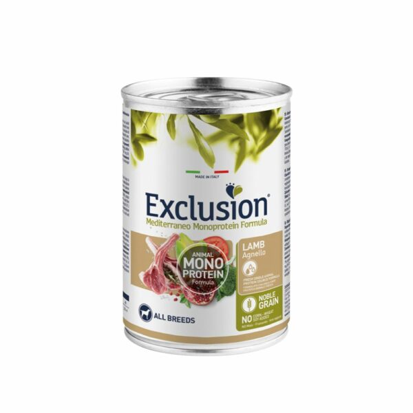 Exclusion monoprotein lamb