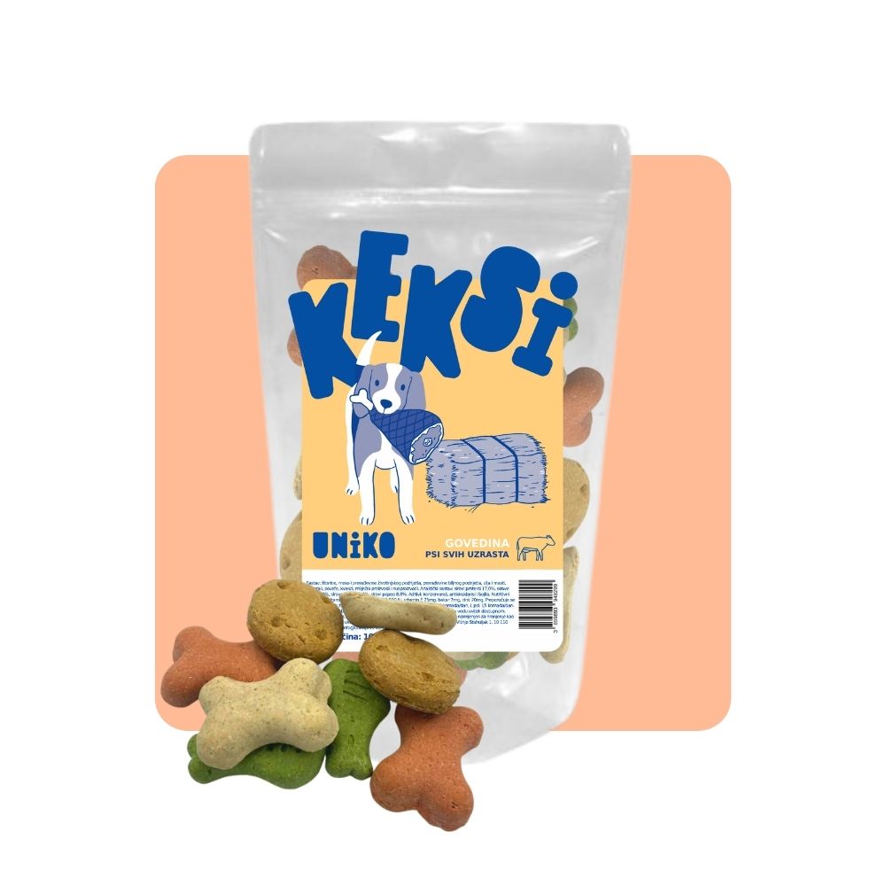 UNiKO Keksi | Govedina i Svinjetina 100g