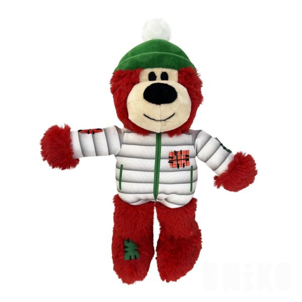 KONG Holiday Wild Knots Bear igračka za pse: