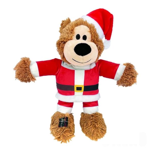 KONG Holiday Wild Knots Bear igračka za pse: