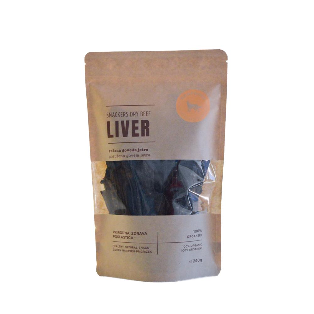 Snackers Liver 240g | Snackers sušena goveđa jetra 240g
