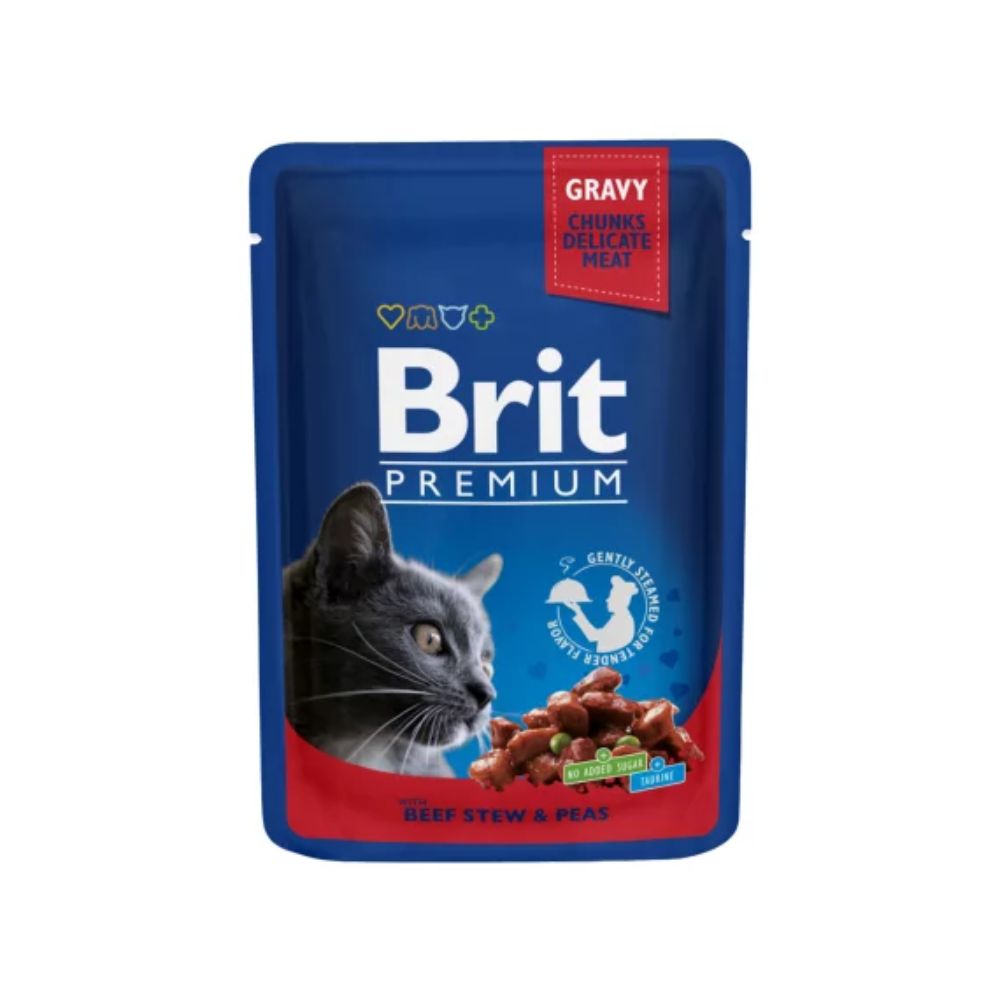 Brit Premium Adult Govedina i Grašak 100g