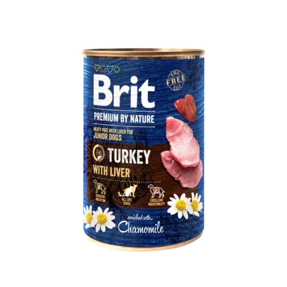 Brit Premium Junior Puretina s Jetrom 400g