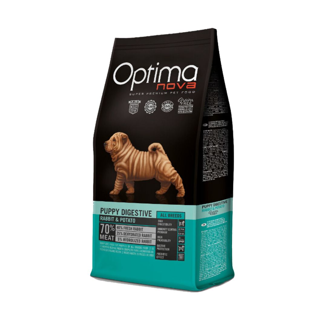 Optimanova Puppy Digestive Zec i Krumpir 2kg