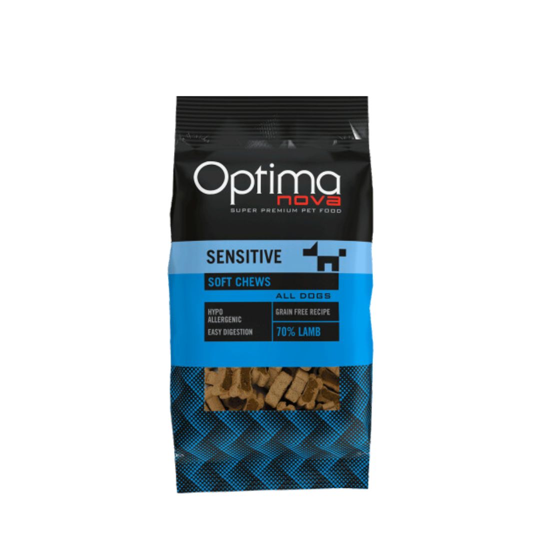 Optimanova Sensitive Poslastice Janjetina 150g | Poslastice za pse