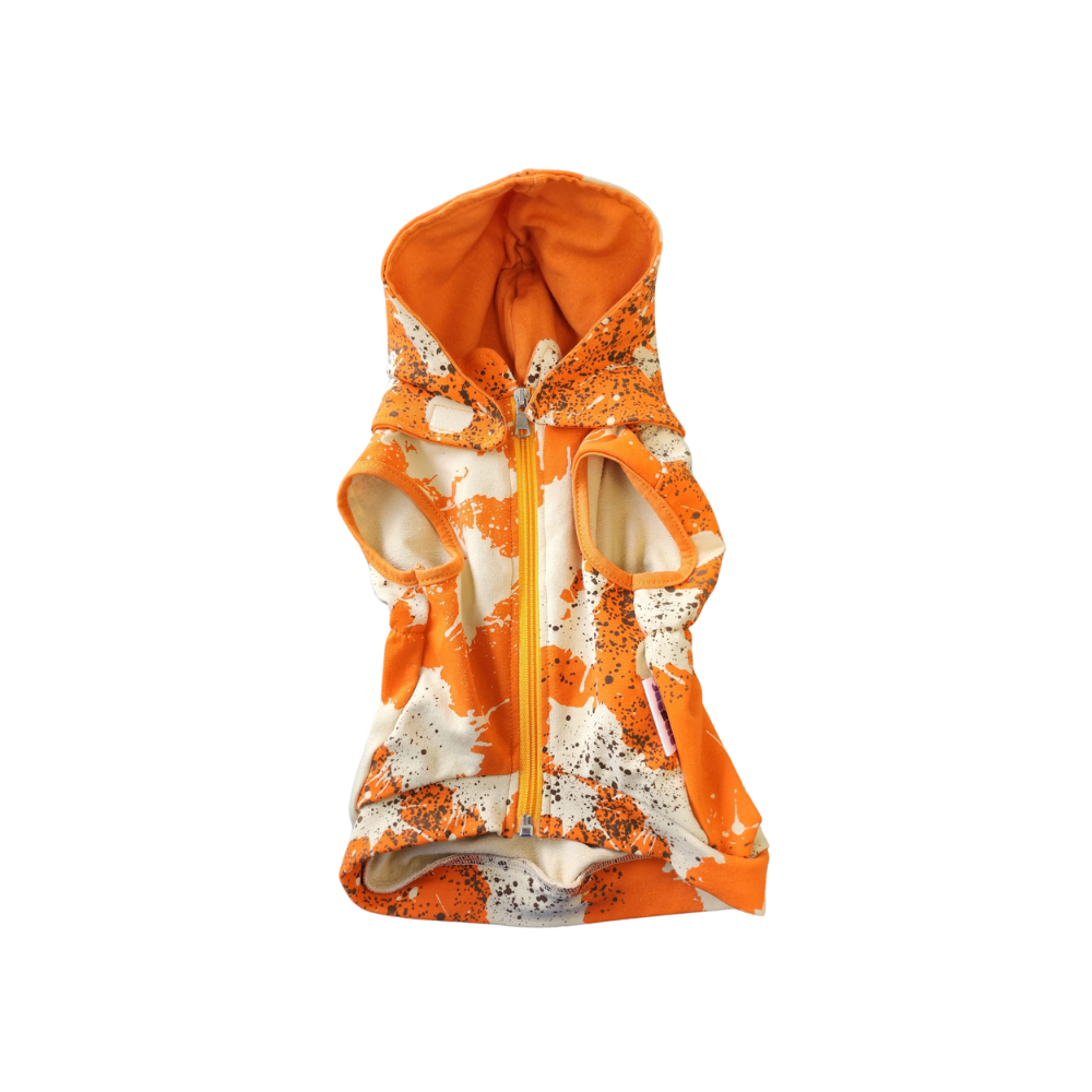 Jas2čić Hoodie za pse Narančasti