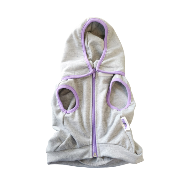 Jas2čić Hoodie za pse Ljubičasti
