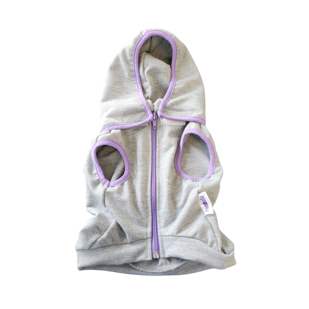 Jas2čić Hoodie za pse Ljubičasti