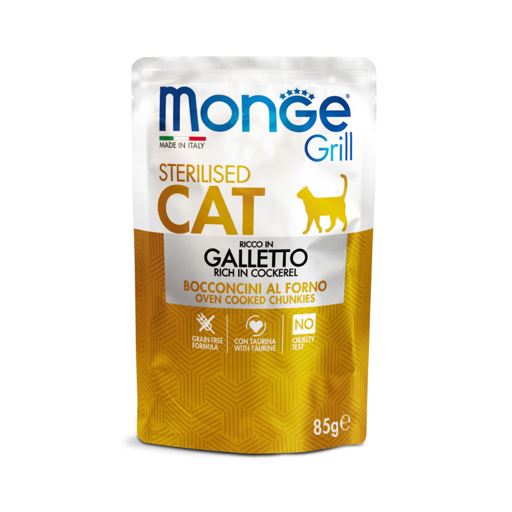 Monge Sterilised Pjetlić mokra hrana za mačke 85g
