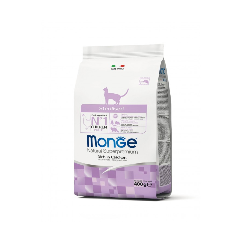 Monge Superpremium Sterilised Adult - Piletina 400g
