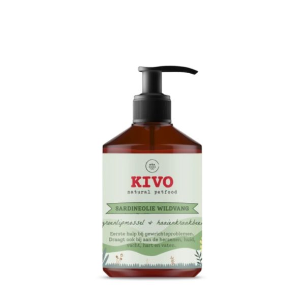 KIVO ulje sardine 500ml | Sa zelenousnom dagnjom i hrskavicom morskog psa.
