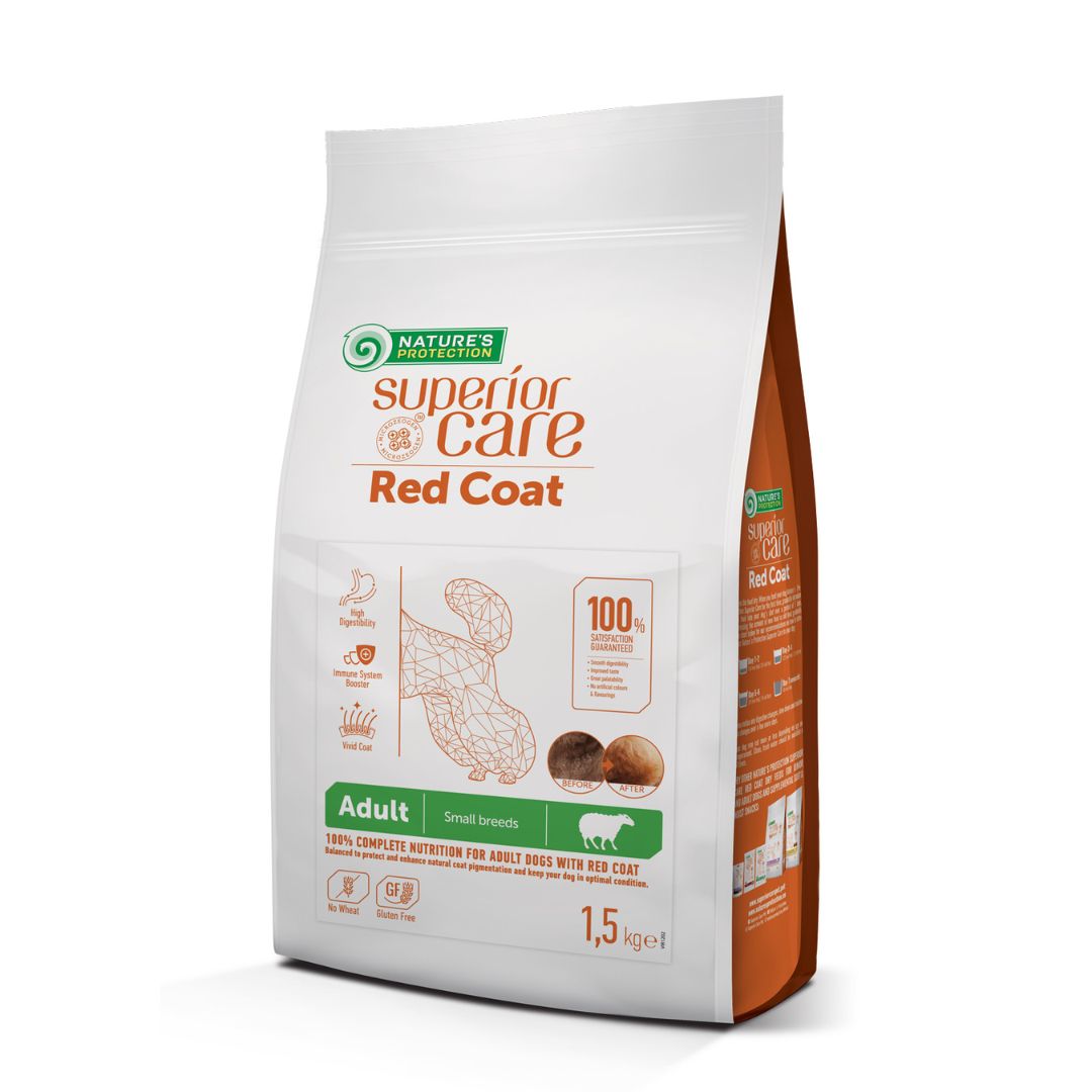 Nature's Protection pse crvene dlake janjetina S/Mini 1,5kg | Suha hrana za pse